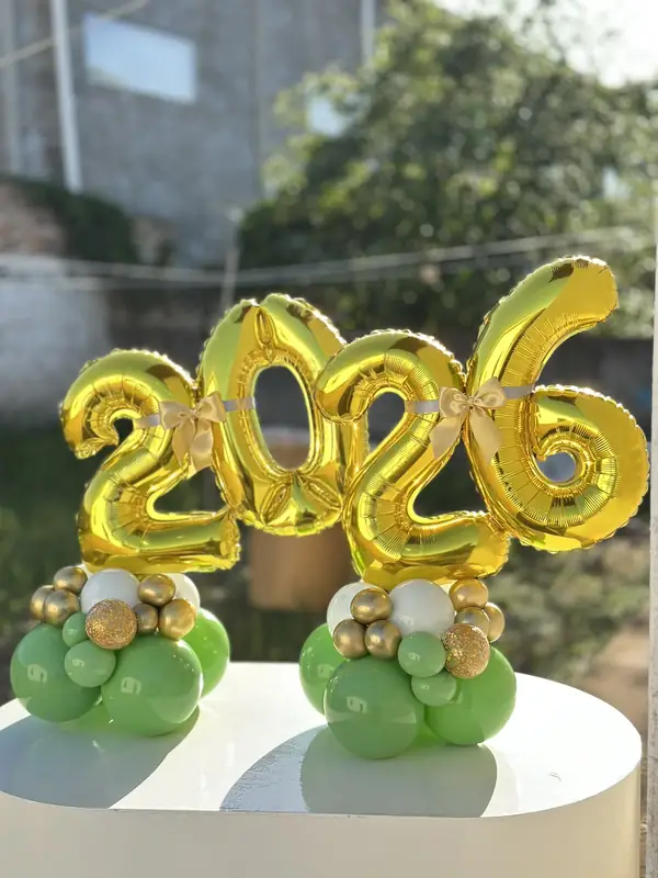 Balões gigantes 2026 Ano Novo